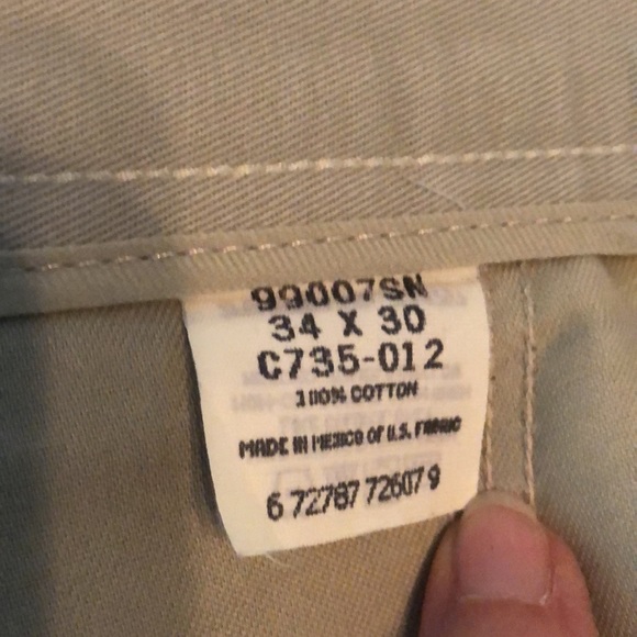 Timbercreek by Wrangler Tan Pleated Front Twill Slacks - Picture 7 of 7